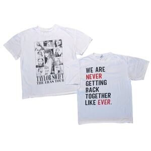 TAYLOR SWIFT THE ERAS TOUR Women's Pair of Short Sleeve Crew Neck T-Shirts